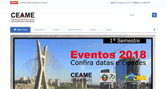 Desktop Screenshot of ceame.com.br